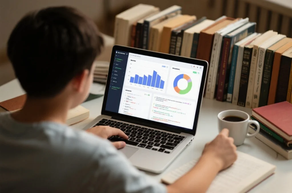 使用编程语言进行数据分析的学习场景